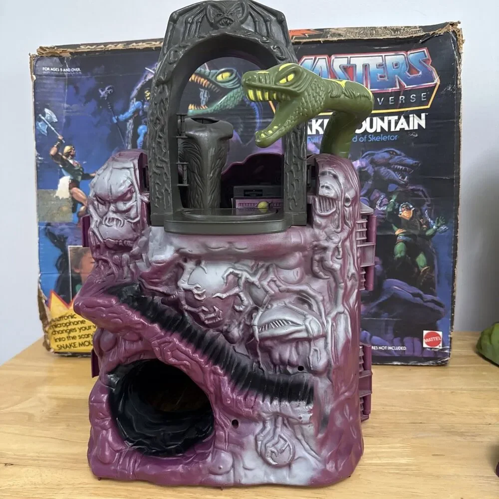VTG 1983 He Man Masters Universe Snake Mountain Skeletor MOTU Incomplete w/Box - Picture 3 of 16